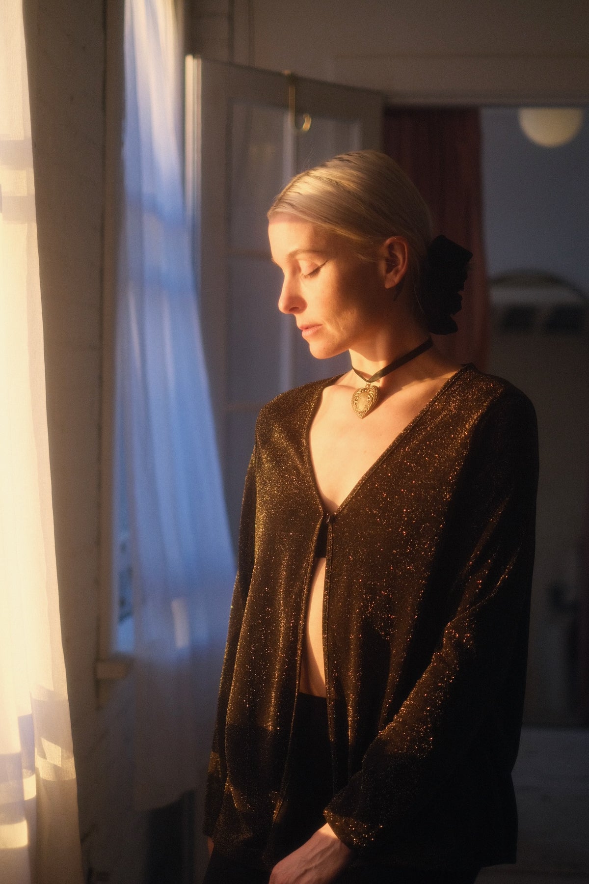1990s Glitter Cardi