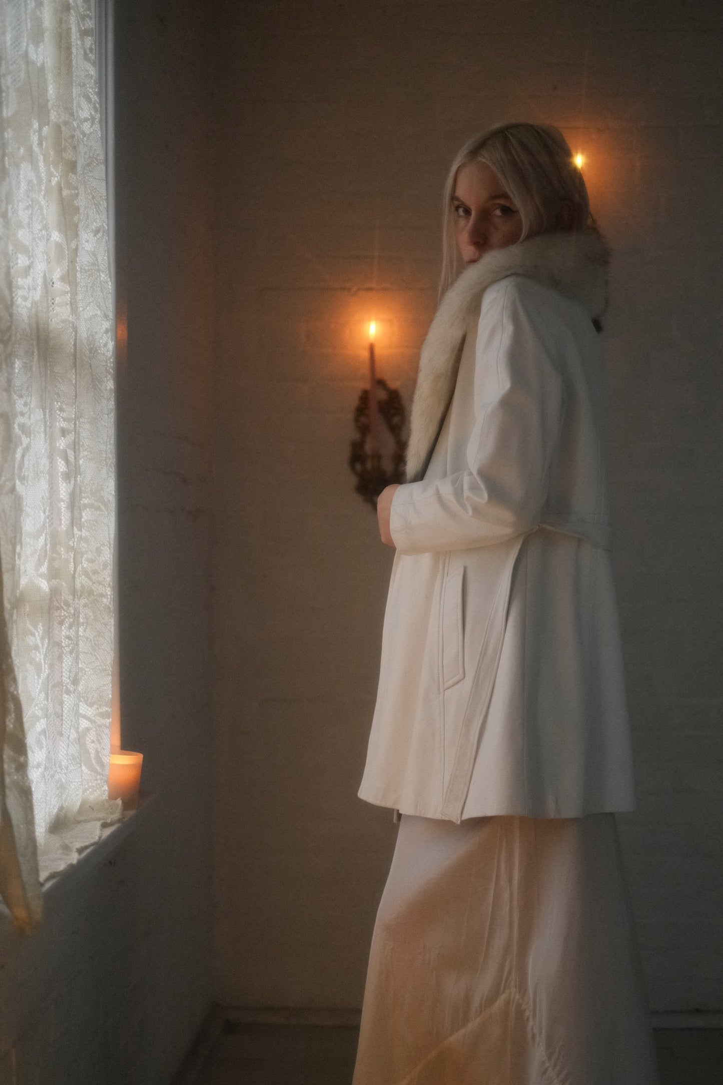 1970s Leather & Fox Jacket