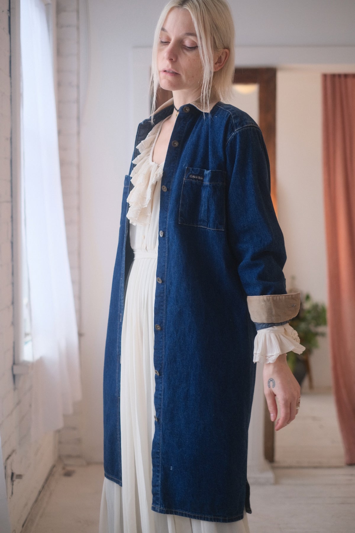 1980s Calvin Klein Shirt Jacket
