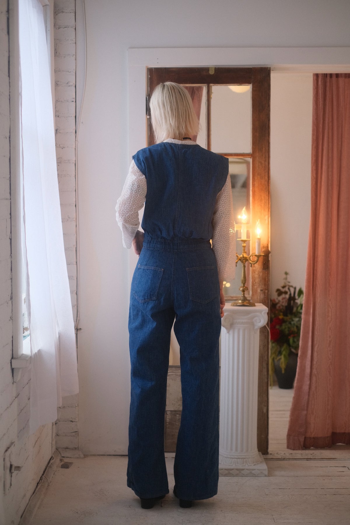 1980s Denim Jumpsuit
