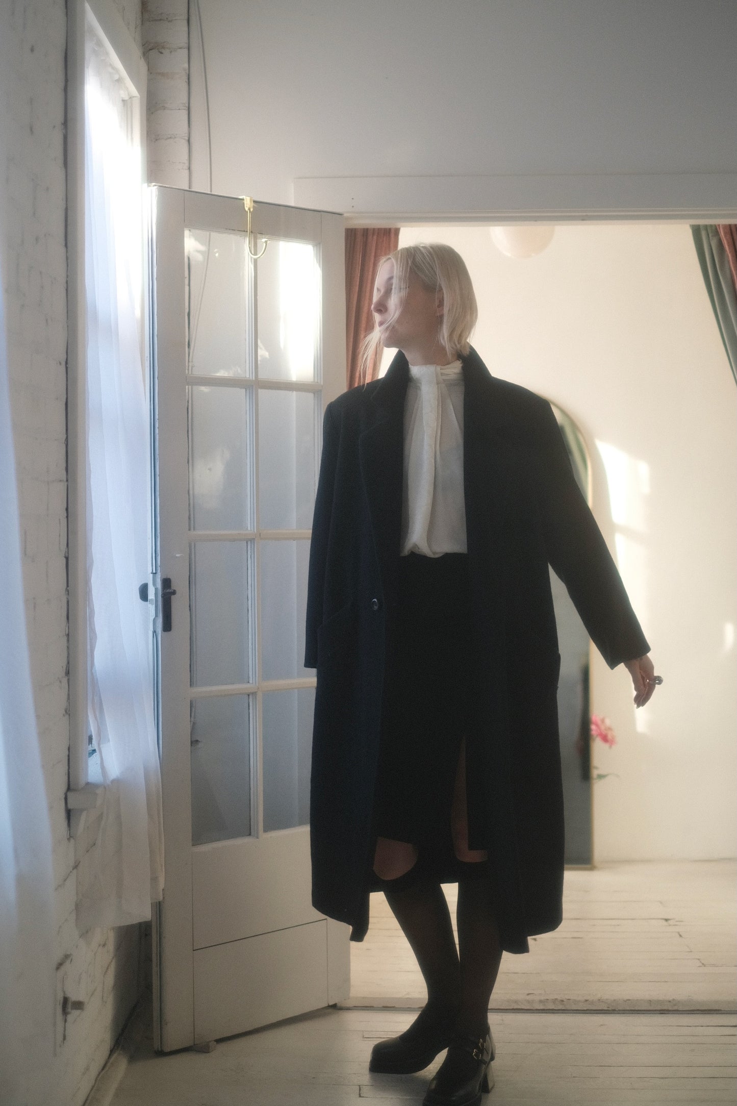 1990s Long Wool Overcoat