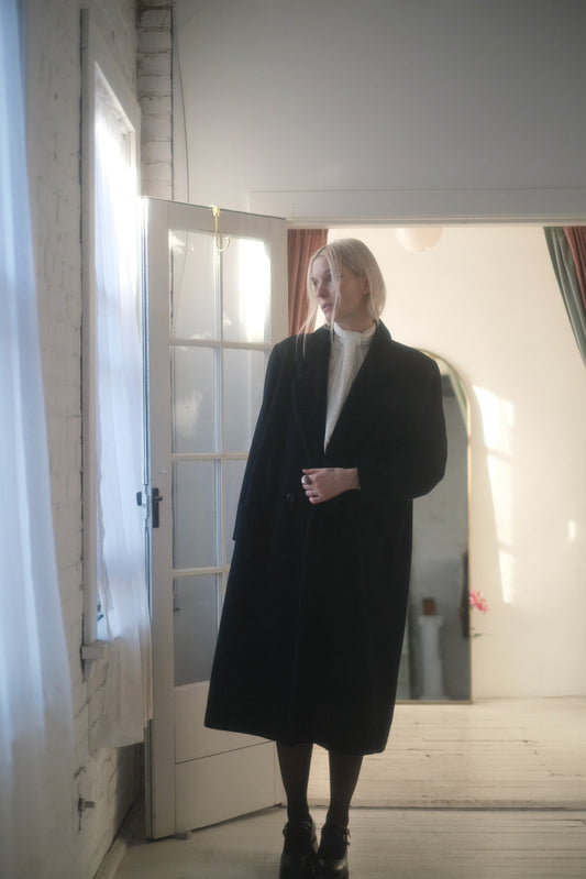 1990s Long Wool Overcoat