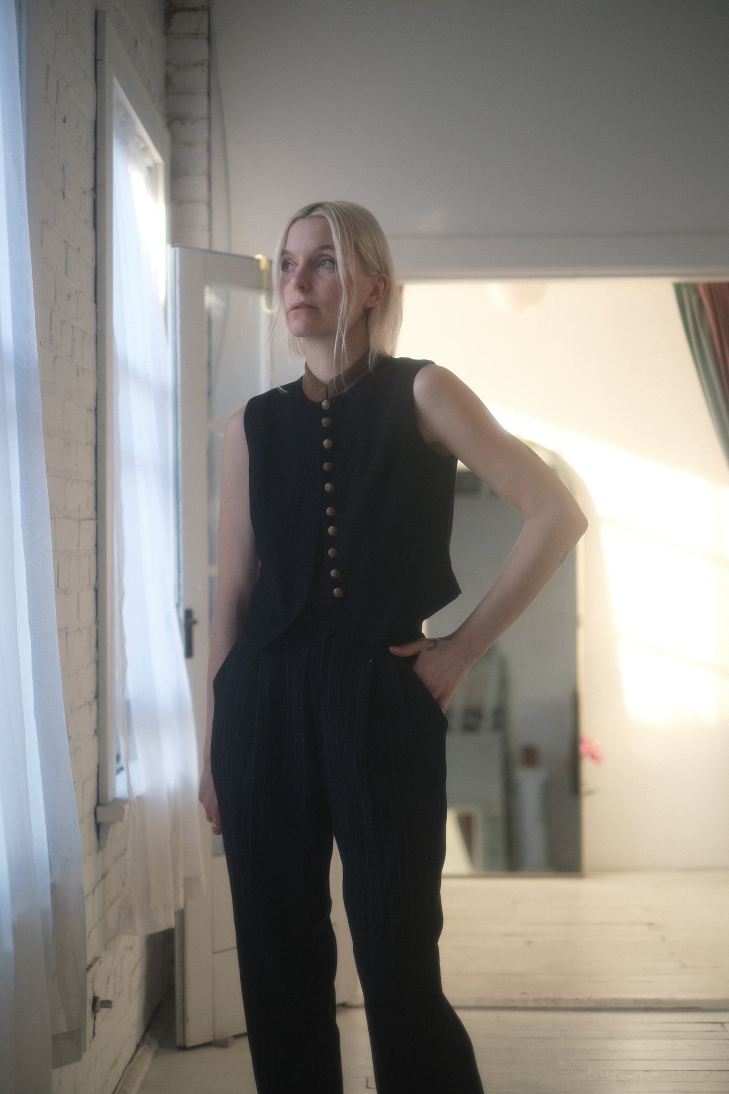1990s Pinstripe Trouser