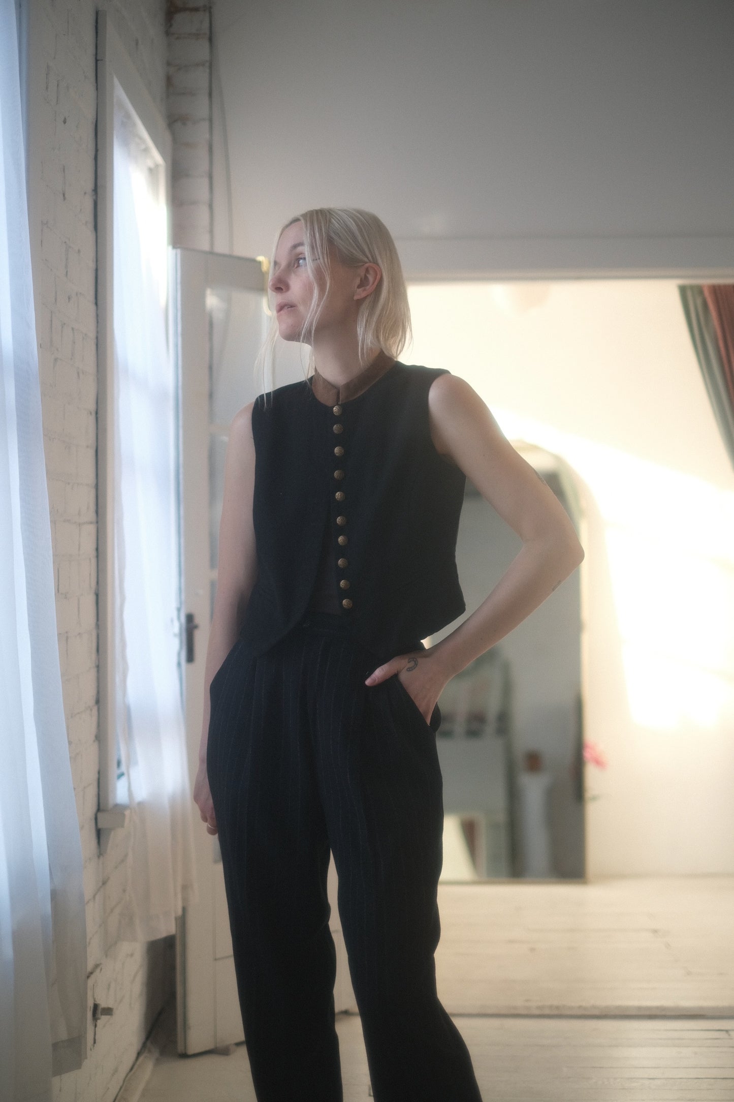 1990s Pinstripe Trouser